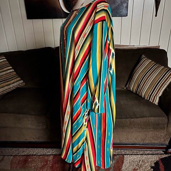 Lucky & Blessed • Size 3X • Boho • Dress/Cardigan Vest Set • Multi-Colors - Picture 11 of 16